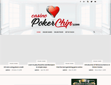 Tablet Screenshot of casinopokerchip.org